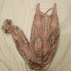 Paisley maxi dress